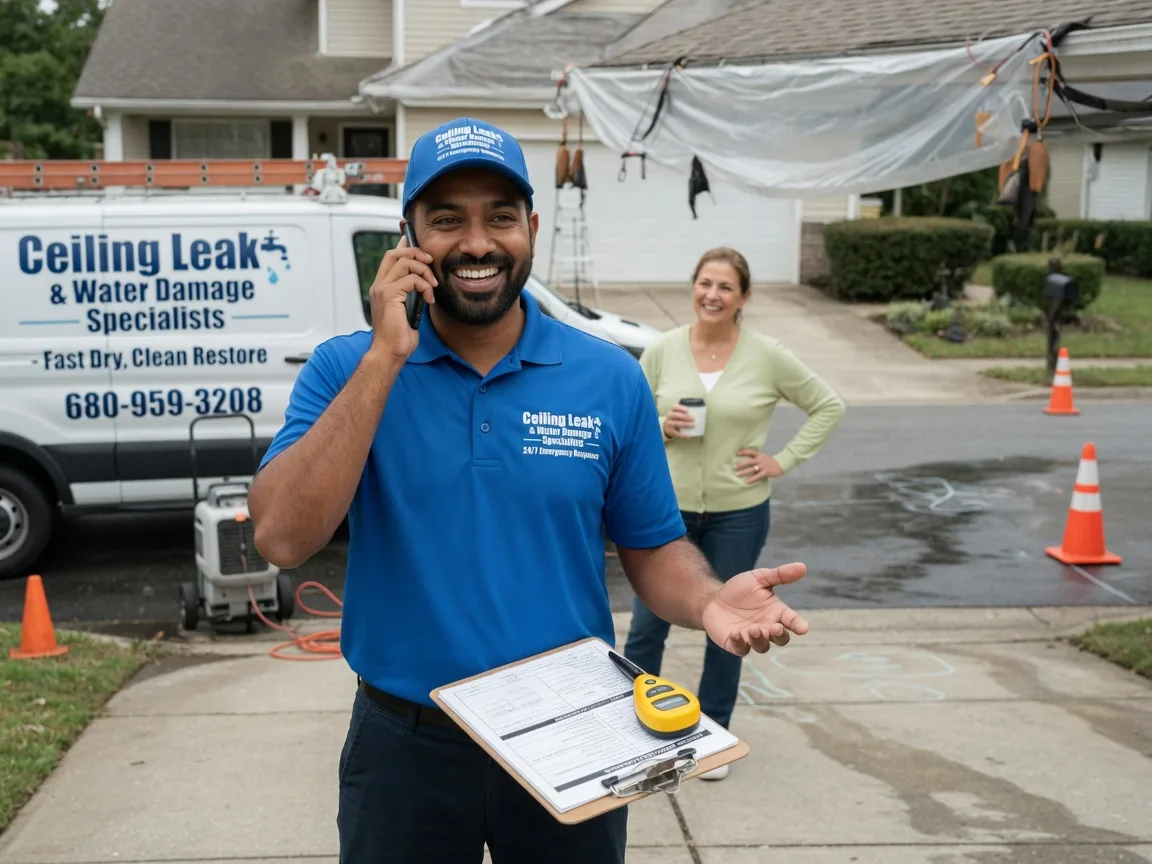Ceiling Leak Cleanup Homer Glen, IL FAQs